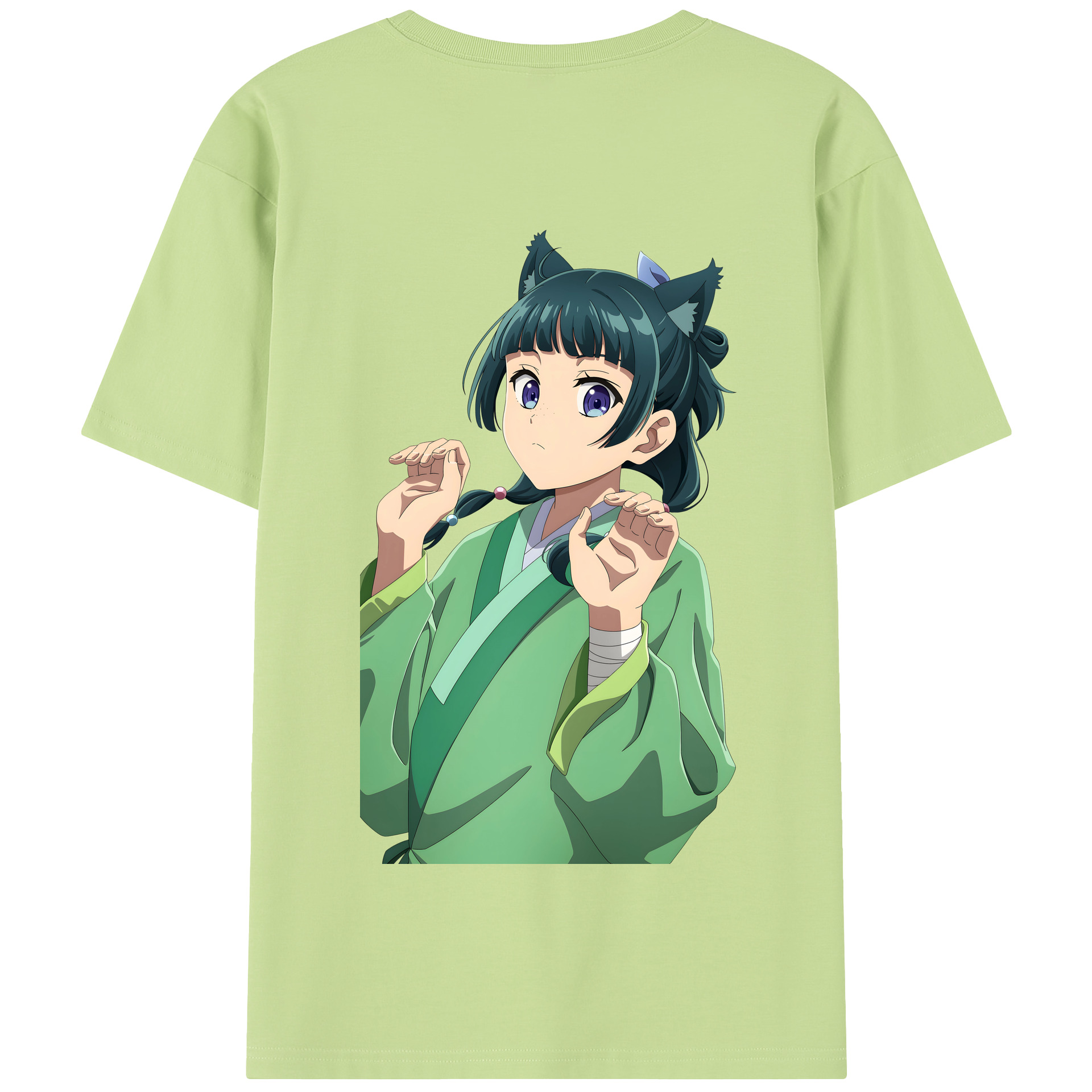 （画像用） 薬屋のひとりごと The Apothecary Diaries 綿100％半袖Tシャツ（背面プリント）